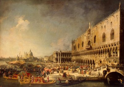 The Reception of the French Ambassador by Giovanni Antonio Canal